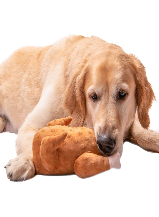 Midlee Roasted Thanksgiving Turkey Plush Dog Toy (Large) - Image 2